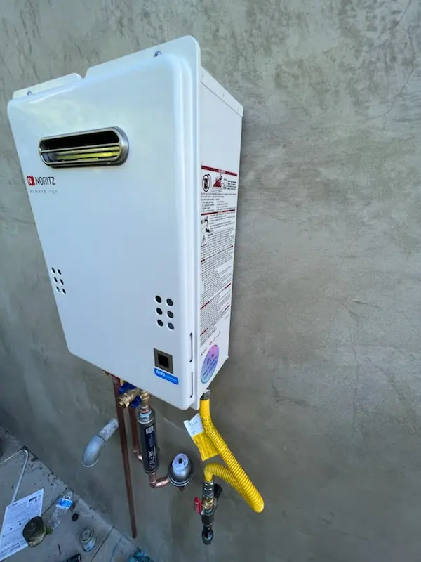 Tankless water heater installation for Moores Mill homes